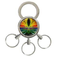 Future Abstract Desktop Wallpaper 3-ring Key Chains by Amaryn4rt