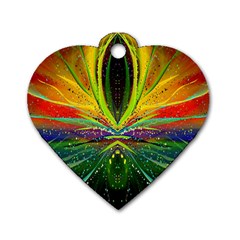 Future Abstract Desktop Wallpaper Dog Tag Heart (one Side) by Amaryn4rt