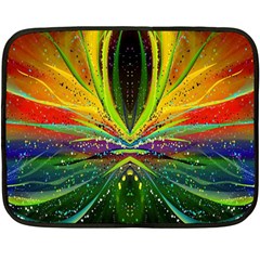 Future Abstract Desktop Wallpaper Fleece Blanket (mini) by Amaryn4rt