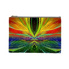 Future Abstract Desktop Wallpaper Cosmetic Bag (large)  by Amaryn4rt