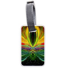 Future Abstract Desktop Wallpaper Luggage Tags (one Side)  by Amaryn4rt