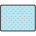 Spaceship Cartoon Pattern Drawing Fleece Blanket (Large)  80 x60  Blanket Front