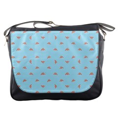 Spaceship Cartoon Pattern Drawing Messenger Bags by dflcprints