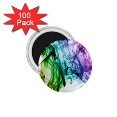 Colour Smoke Rainbow Color Design 1 75  Magnets (100 Pack)  by Amaryn4rt