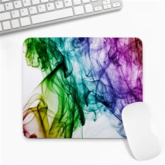 Colour Smoke Rainbow Color Design Large Mousepads by Amaryn4rt