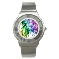 Colour Smoke Rainbow Color Design Stainless Steel Watch by Amaryn4rt