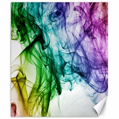 Colour Smoke Rainbow Color Design Canvas 20  X 24   by Amaryn4rt