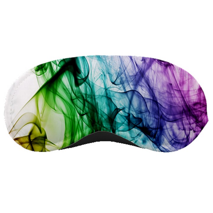 Colour Smoke Rainbow Color Design Sleeping Masks