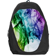 Colour Smoke Rainbow Color Design Backpack Bag by Amaryn4rt