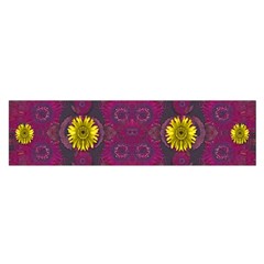 Colors And Wonderful Sun  Flowers Satin Scarf (oblong) by pepitasart