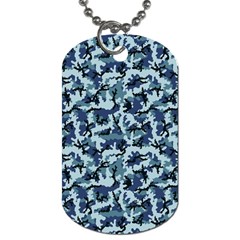 Navy Camouflage Dog Tag (two Sides) by sifis