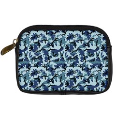 Navy Camouflage Digital Camera Cases by sifis