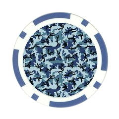 Navy Camouflage Poker Chip Card Guard (10 Pack) by sifis