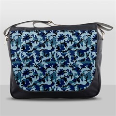 Navy Camouflage Messenger Bags by sifis