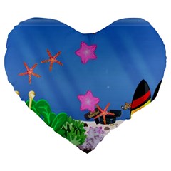 My Tank! Large 19  Premium Heart Shape Cushions by ScoobyAnthmall