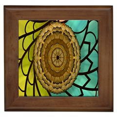 Kaleidoscope Dream Illusion Framed Tiles by Amaryn4rt