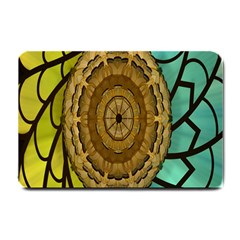 Kaleidoscope Dream Illusion Small Doormat  by Amaryn4rt