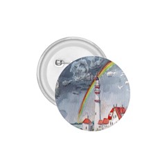 Watercolour Lighthouse Rainbow 1 75  Buttons by Amaryn4rt