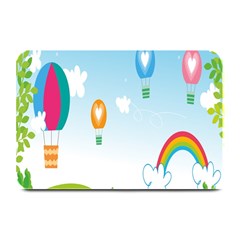 Landscape Sky Rainbow Garden Plate Mats