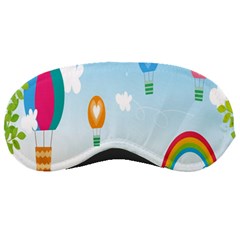 Landscape Sky Rainbow Garden Sleeping Masks by Amaryn4rt