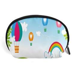 Landscape Sky Rainbow Garden Accessory Pouches (large)  by Amaryn4rt