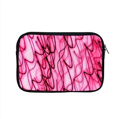 An Unusual Background Photo Of Black Swirls On Pink And Magenta Apple Macbook Pro 15  Zipper Case by Amaryn4rt