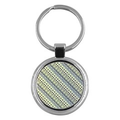 Abstract Seamless Pattern Key Chains (round)  by Amaryn4rt