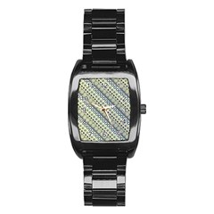 Abstract Seamless Pattern Stainless Steel Barrel Watch by Amaryn4rt