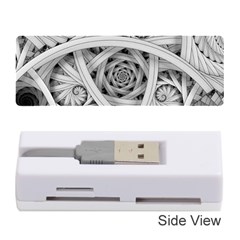 Fractal Wallpaper Black N White Chaos Memory Card Reader (stick)  by Amaryn4rt