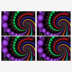 Fractal Background With High Quality Spiral Of Balls On Black Belt Buckles by Amaryn4rt