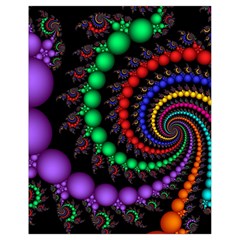 Fractal Background With High Quality Spiral Of Balls On Black Drawstring Bag (small) by Amaryn4rt