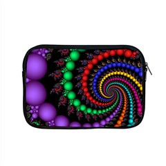 Fractal Background With High Quality Spiral Of Balls On Black Apple Macbook Pro 15  Zipper Case by Amaryn4rt