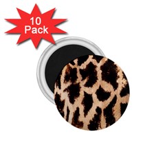 Yellow And Brown Spots On Giraffe Skin Texture 1 75  Magnets (10 Pack)  by Amaryn4rt