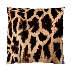 Yellow And Brown Spots On Giraffe Skin Texture Standard Cushion Case (two Sides) by Amaryn4rt