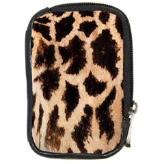 Yellow And Brown Spots On Giraffe Skin Texture Compact Camera Cases by Amaryn4rt