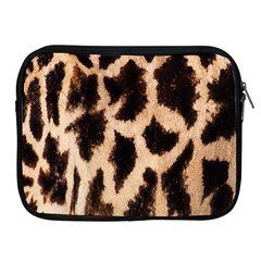 Yellow And Brown Spots On Giraffe Skin Texture Apple Ipad 2/3/4 Zipper Cases