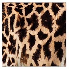 Yellow And Brown Spots On Giraffe Skin Texture Large Satin Scarf (square) by Amaryn4rt