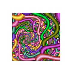 Fractal Background With Tangled Color Hoses Satin Bandana Scarf by Amaryn4rt