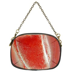 Red Pepper And Bubbles Chain Purses (two Sides)  by Amaryn4rt