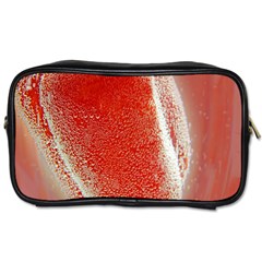 Red Pepper And Bubbles Toiletries Bags by Amaryn4rt