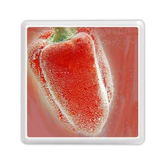 Red Pepper And Bubbles Memory Card Reader (square)  by Amaryn4rt