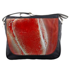 Red Pepper And Bubbles Messenger Bags by Amaryn4rt