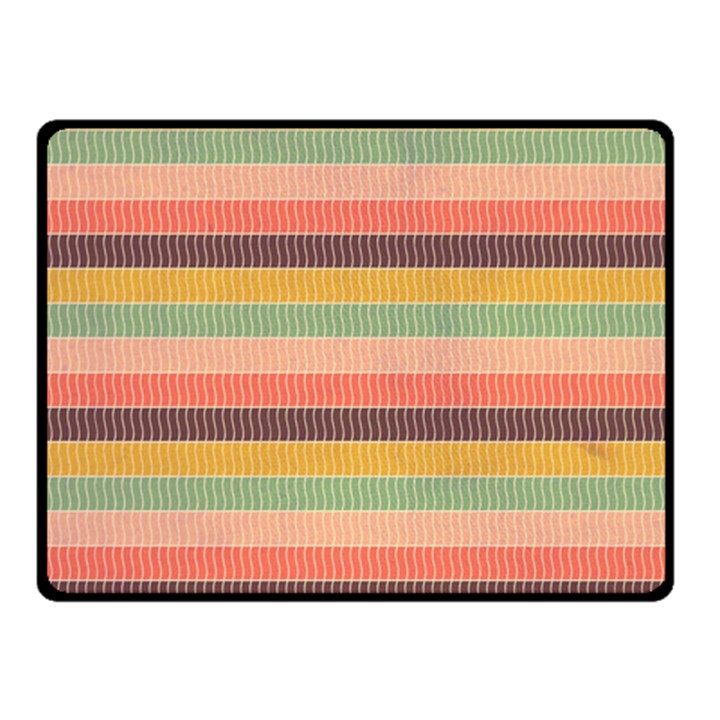 Abstract Vintage Lines Background Pattern Fleece Blanket (Small)