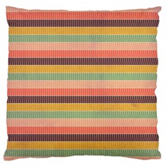 Abstract Vintage Lines Background Pattern Large Flano Cushion Case (one Side) by Amaryn4rt