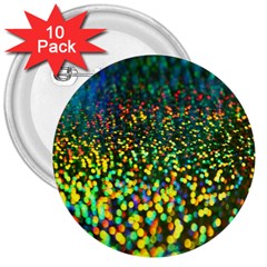 Construction Paper Iridescent 3  Buttons (10 Pack)  by Amaryn4rt