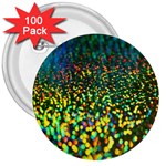 Construction Paper Iridescent 3  Buttons (100 pack)  Front