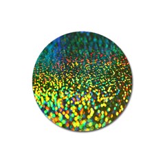 Construction Paper Iridescent Magnet 3  (round) by Amaryn4rt