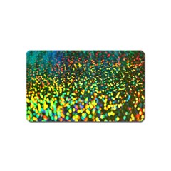 Construction Paper Iridescent Magnet (name Card) by Amaryn4rt