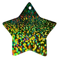 Construction Paper Iridescent Star Ornament (two Sides) by Amaryn4rt