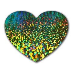 Construction Paper Iridescent Heart Mousepads by Amaryn4rt